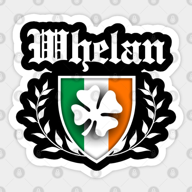 Whelan Shamrock Crest Sticker by robotface